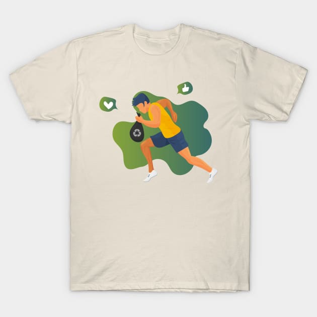 Plogging T-Shirt by tatadonets